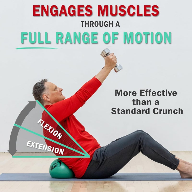 Bender Ball The Original 9 inch Pilates Ball for Abs, Core & Back, Core Training Ball, Small Crunch Exercise Ball, Includes 5 Streaming Videos + Core Training/Bun & Thighs DVD or Without DVD - Image 5